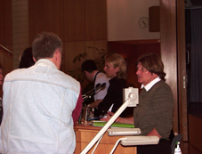 Frau Dr. Pohl-Apel (rechts)/ Erlebnistag in Brhl 2005
