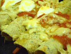 Gebackene knusprige Enchiladas! Gebackene knusprige Enchiladas!